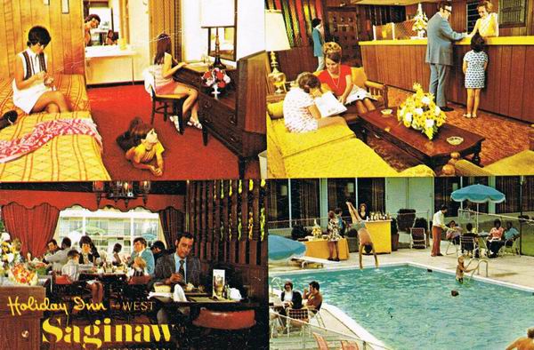 Holiday Inn Vintage Postcard Near Frankenmuth